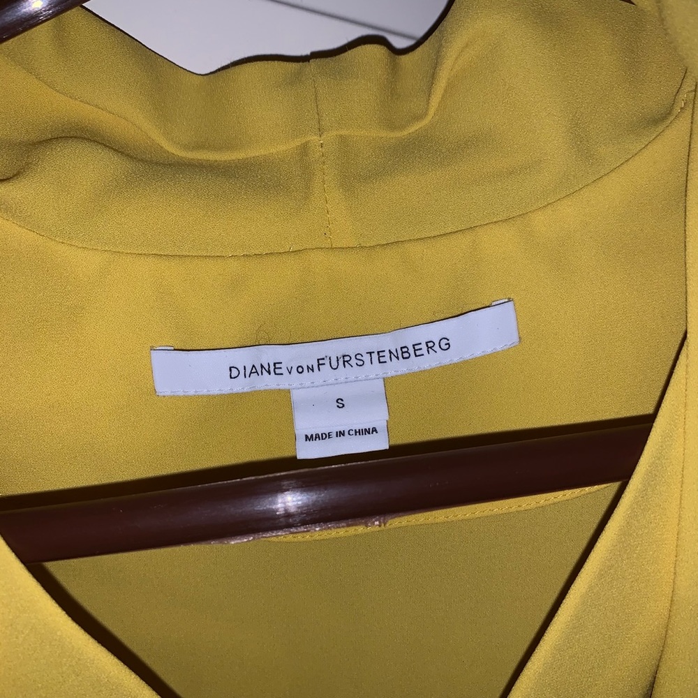 Yellow formal top